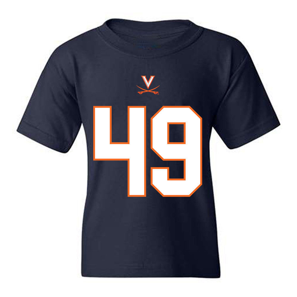 Virginia - NCAA Football : Jacob Tannenbaum - Youth T-Shirt-0