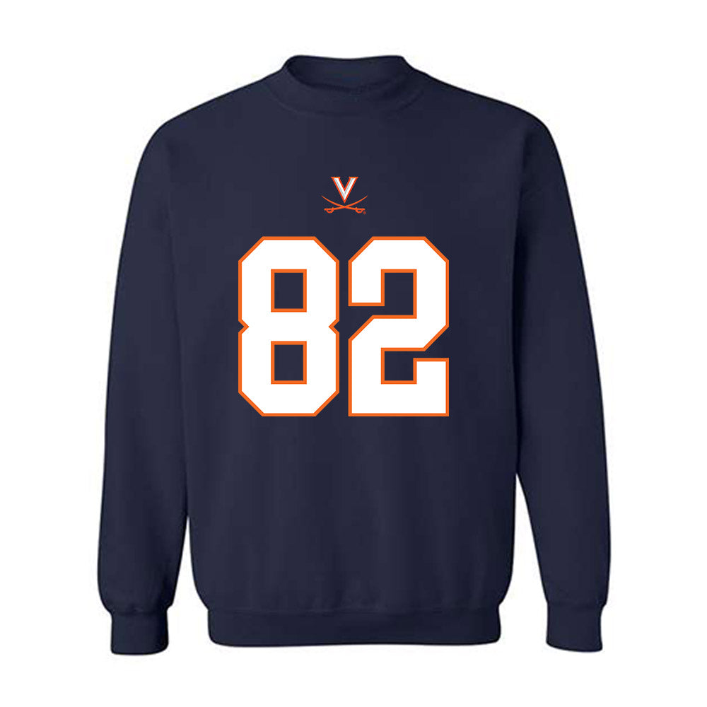 Virginia - NCAA Football : DaMari Carter - Crewneck Sweatshirt-0