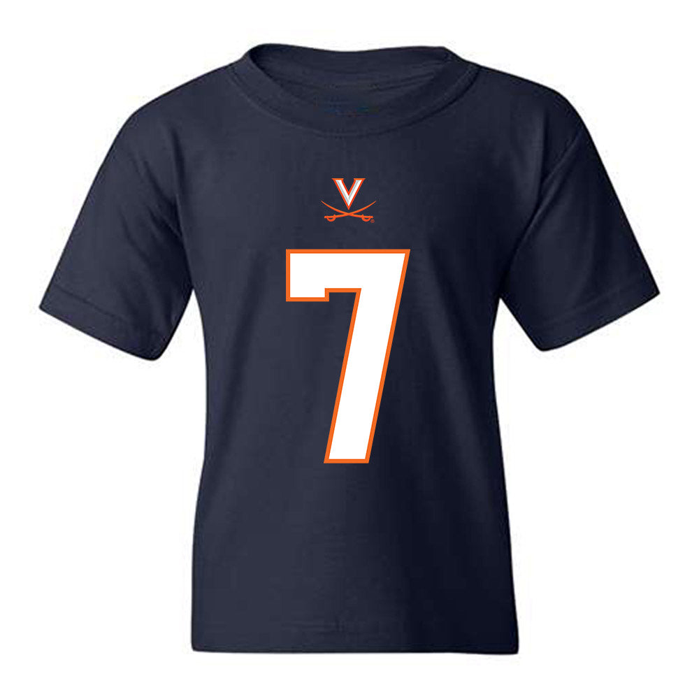 Virginia - NCAA Football : Josiah Persinger - Youth T-Shirt-0