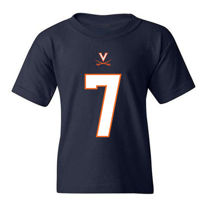 Virginia - NCAA Football : Josiah Persinger - Youth T-Shirt-0