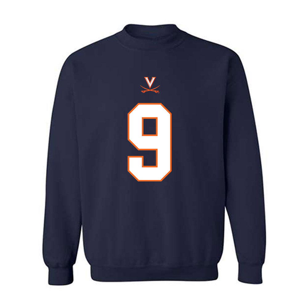 Virginia - NCAA Football : Dakota Twitty - Crewneck Sweatshirt-0