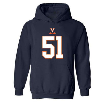 Virginia - NCAA Football : Grayson Reid - Hooded Sweatshirt-0