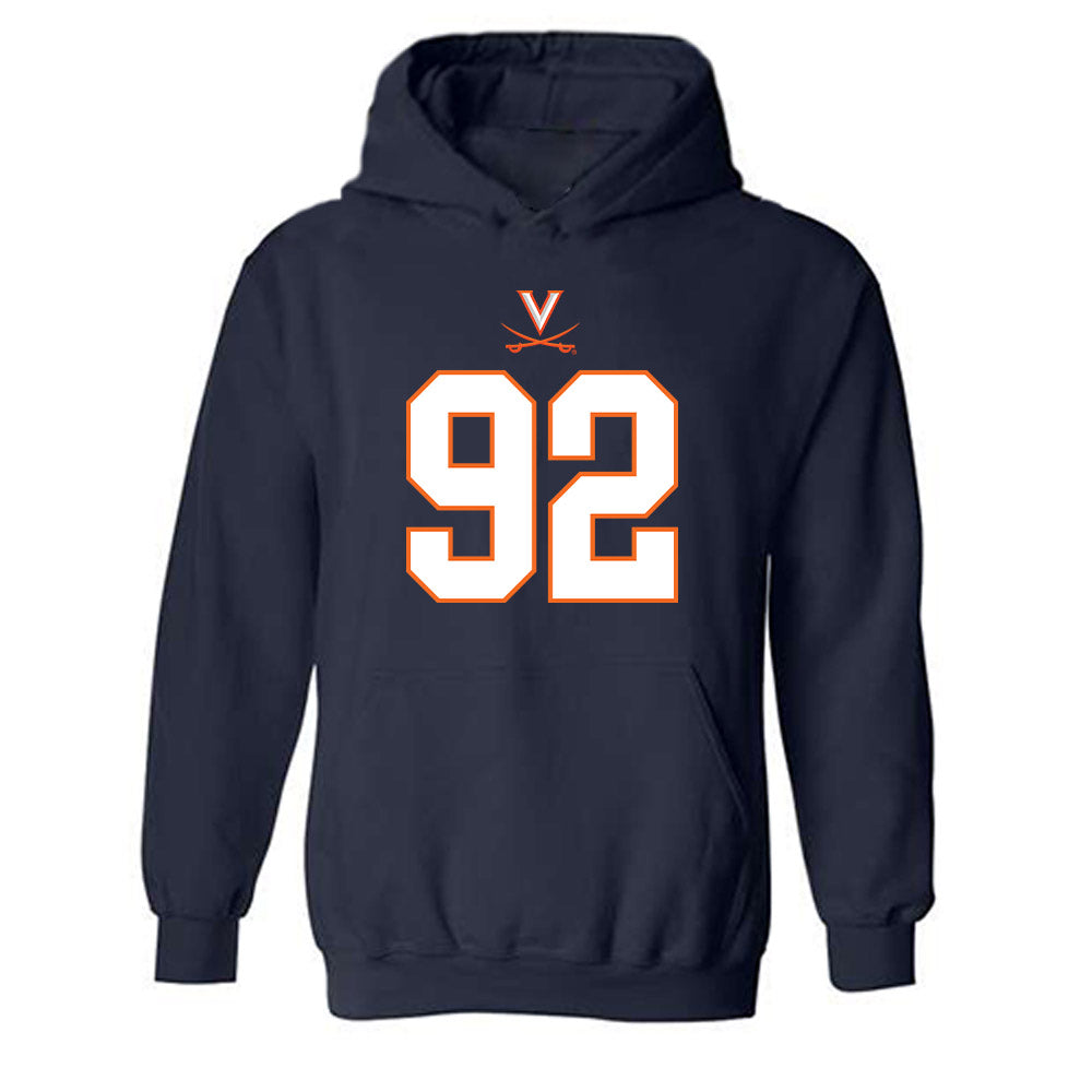 Virginia - NCAA Football : Jonathan Allen - Hooded Sweatshirt-0