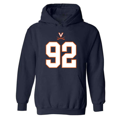Virginia - NCAA Football : Jonathan Allen - Hooded Sweatshirt-0