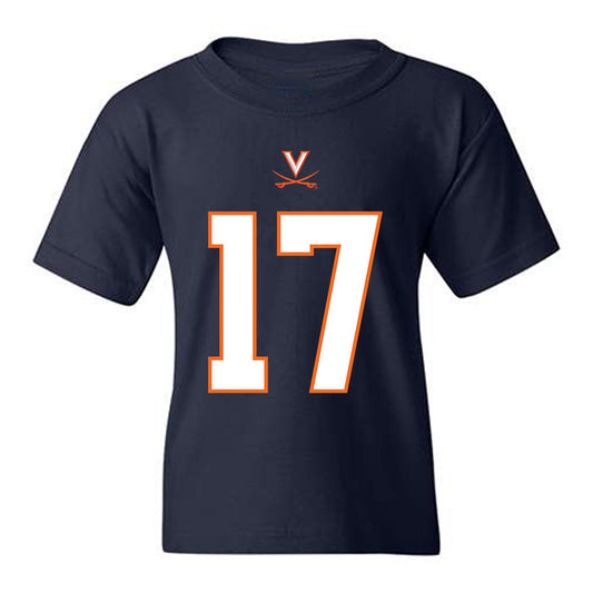 Virginia - NCAA Football : Justin Ross - Youth T-Shirt-0