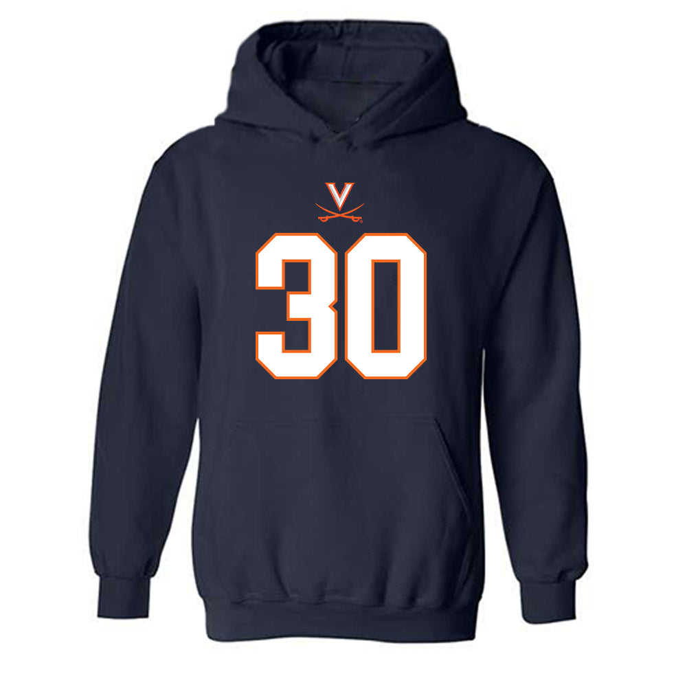 Virginia - NCAA Football : Henry Omohundro - Hooded Sweatshirt-0