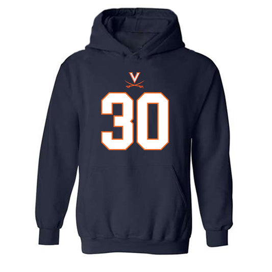 Virginia - NCAA Football : Henry Omohundro - Hooded Sweatshirt-0
