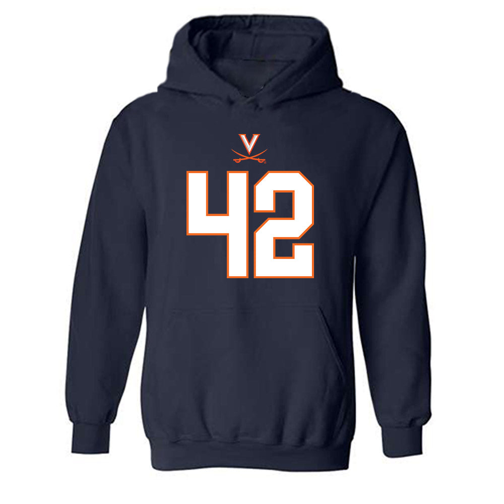 Virginia - NCAA Football : Isaiah Reese - Hooded Sweatshirt-0