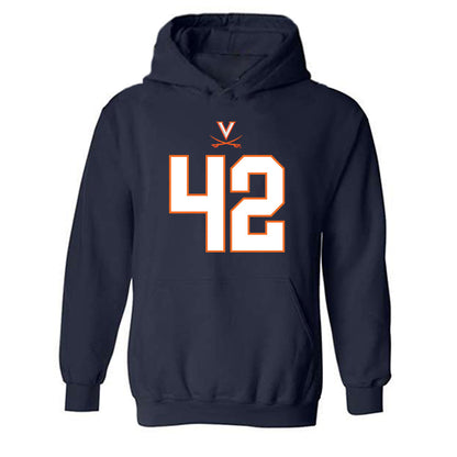 Virginia - NCAA Football : Isaiah Reese - Hooded Sweatshirt-0