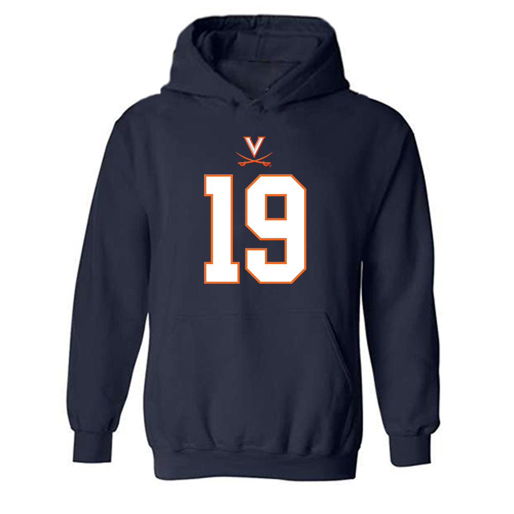 Virginia - NCAA Football : Evan Ward - Hooded Sweatshirt-0