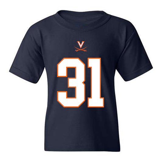 Virginia - NCAA Football : Montino Williams - Youth T-Shirt-0