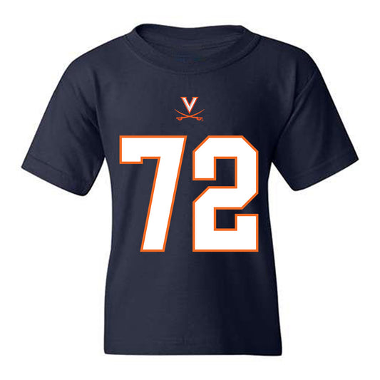 Virginia - NCAA Football : Ben York - Youth T-Shirt-0