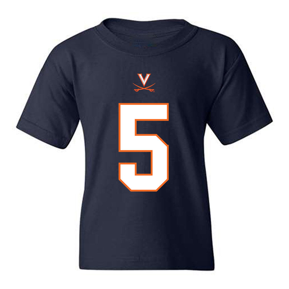 Virginia - NCAA Football : Kam Robinson - Youth T-Shirt-0