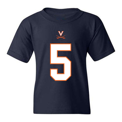 Virginia - NCAA Football : Kam Robinson - Youth T-Shirt-0