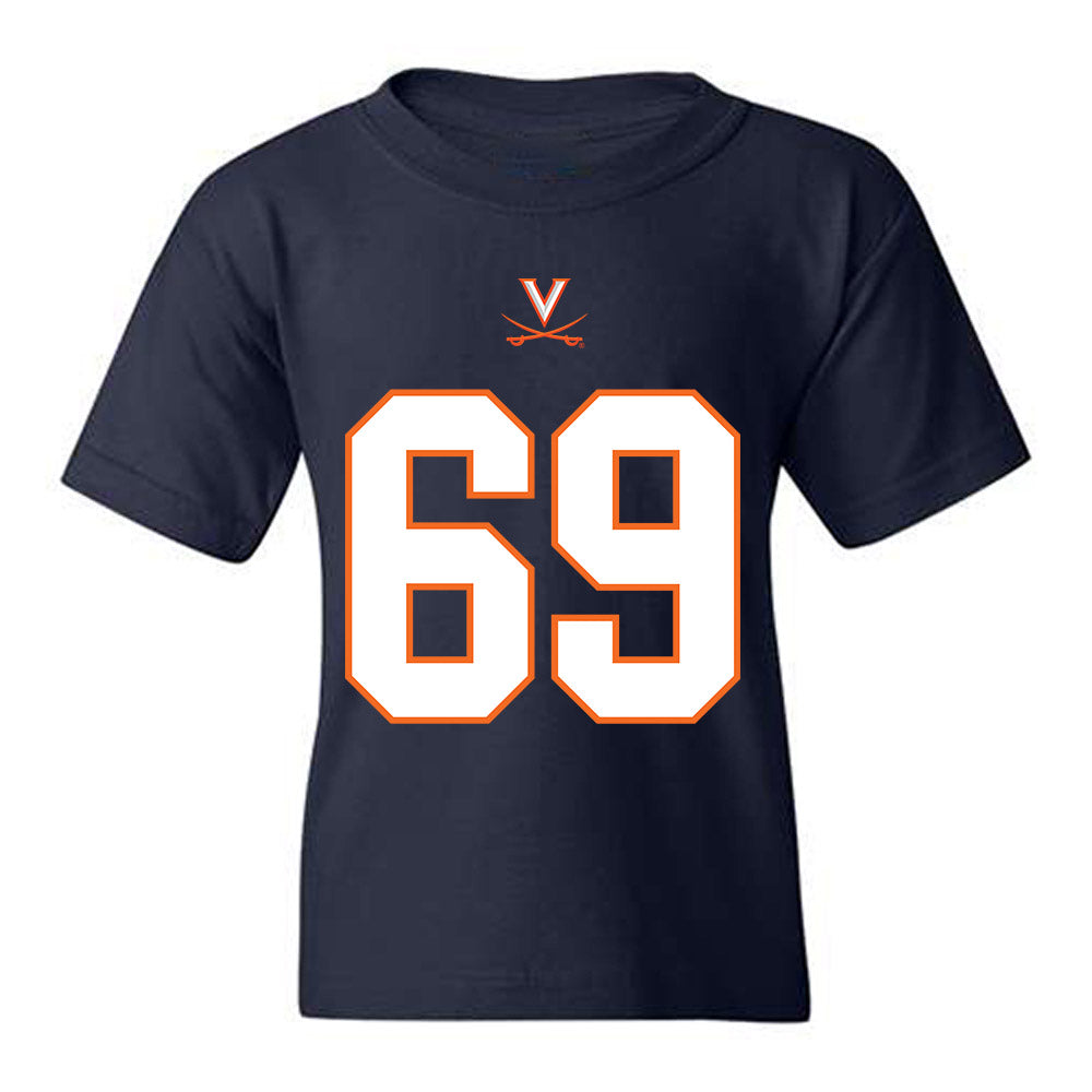 Virginia - NCAA Football : Ryan Brubaker - Youth T-Shirt-0