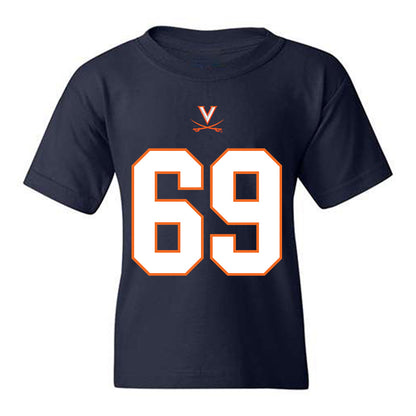 Virginia - NCAA Football : Ryan Brubaker - Youth T-Shirt-0