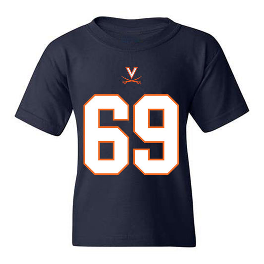 Virginia - NCAA Football : Ryan Brubaker - Youth T-Shirt-0