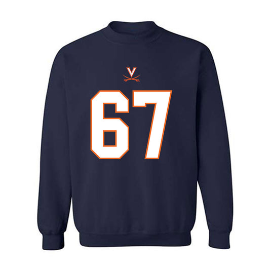 Virginia - NCAA Football : Will Rosen - Crewneck Sweatshirt-0