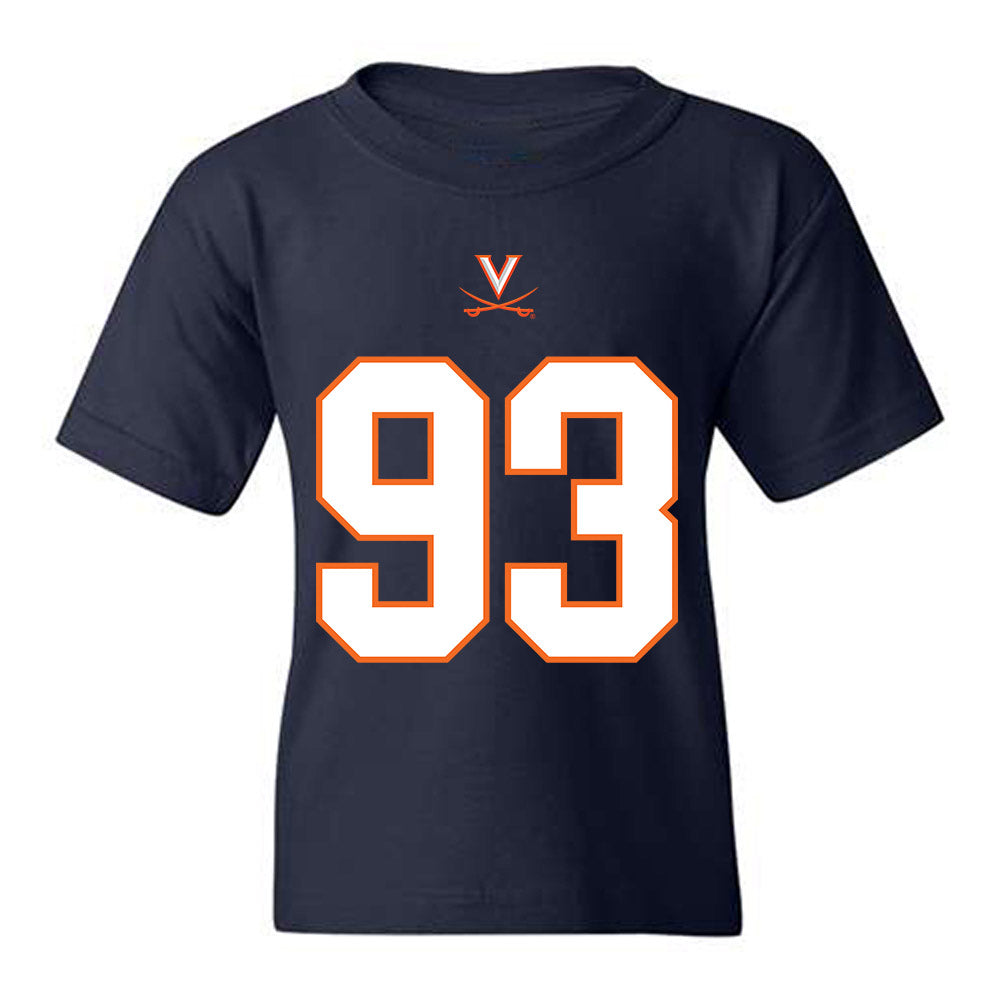 Virginia - NCAA Football : Billy Koudelka - Youth T-Shirt-0