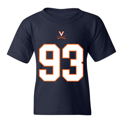 Virginia - NCAA Football : Billy Koudelka - Youth T-Shirt-0