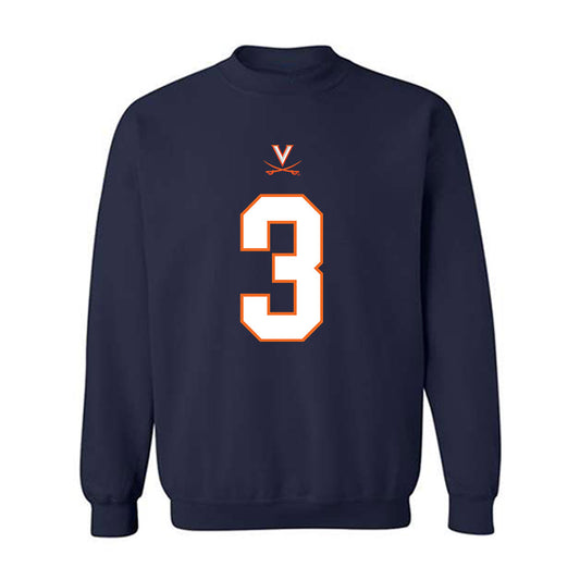 Virginia - NCAA Football : Kevon Gray - Crewneck Sweatshirt-0