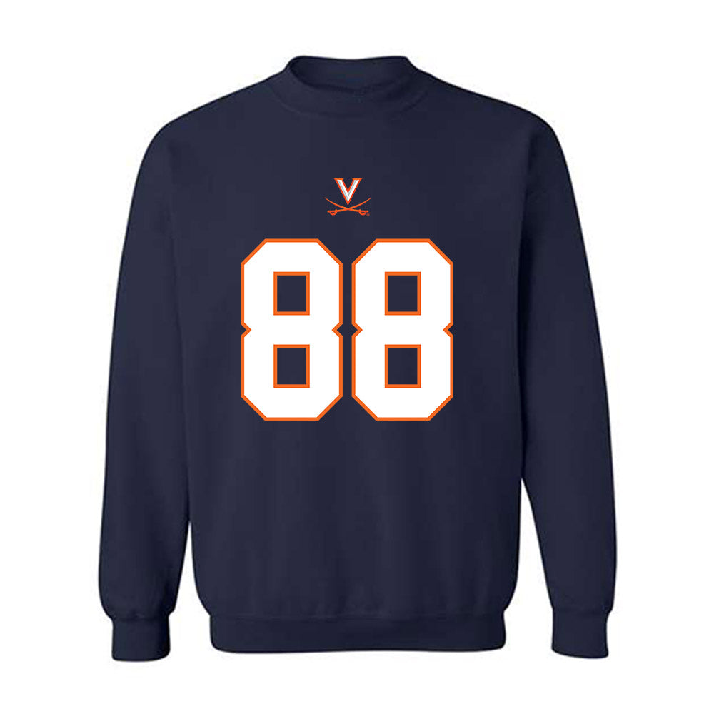 Virginia - NCAA Football : Kervins Choute - Crewneck Sweatshirt-0