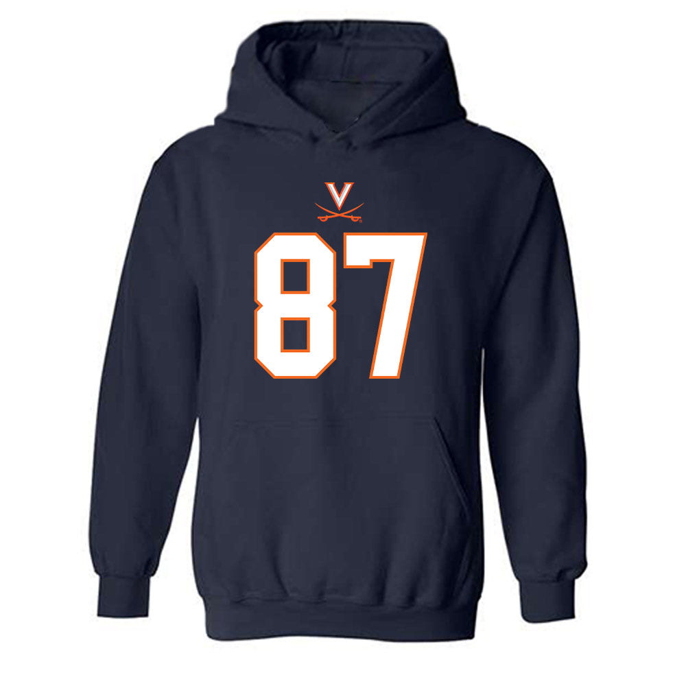 Virginia - NCAA Football : Justin Zames - Hooded Sweatshirt-0