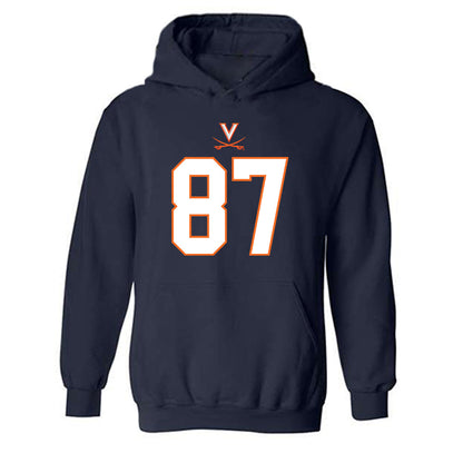 Virginia - NCAA Football : Justin Zames - Hooded Sweatshirt-0