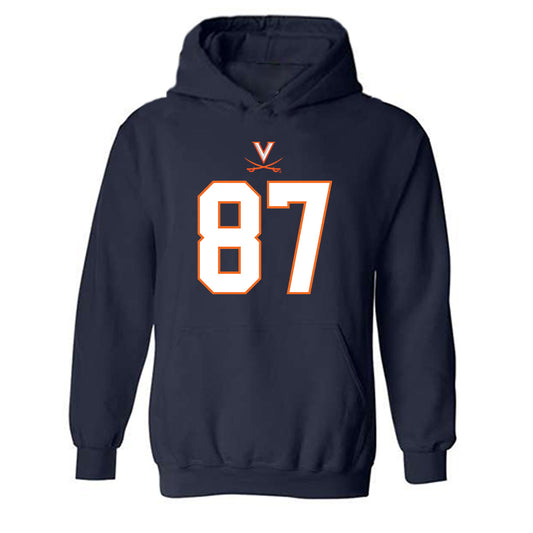 Virginia - NCAA Football : Justin Zames - Hooded Sweatshirt-0