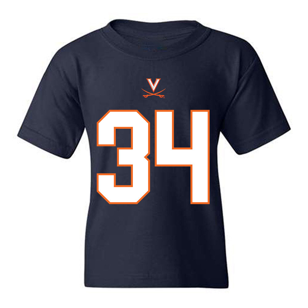 Virginia - NCAA Football : Kevin Chadwick - Youth T-Shirt-0