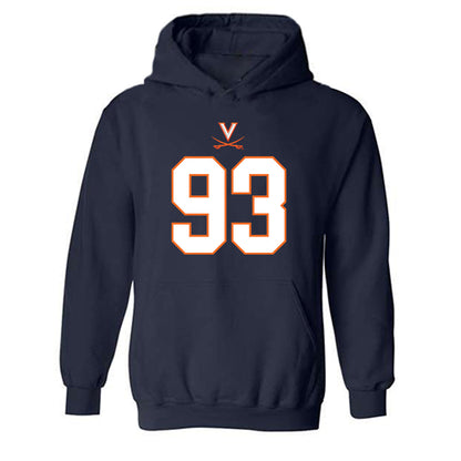 Virginia - NCAA Football : Billy Koudelka - Hooded Sweatshirt-0