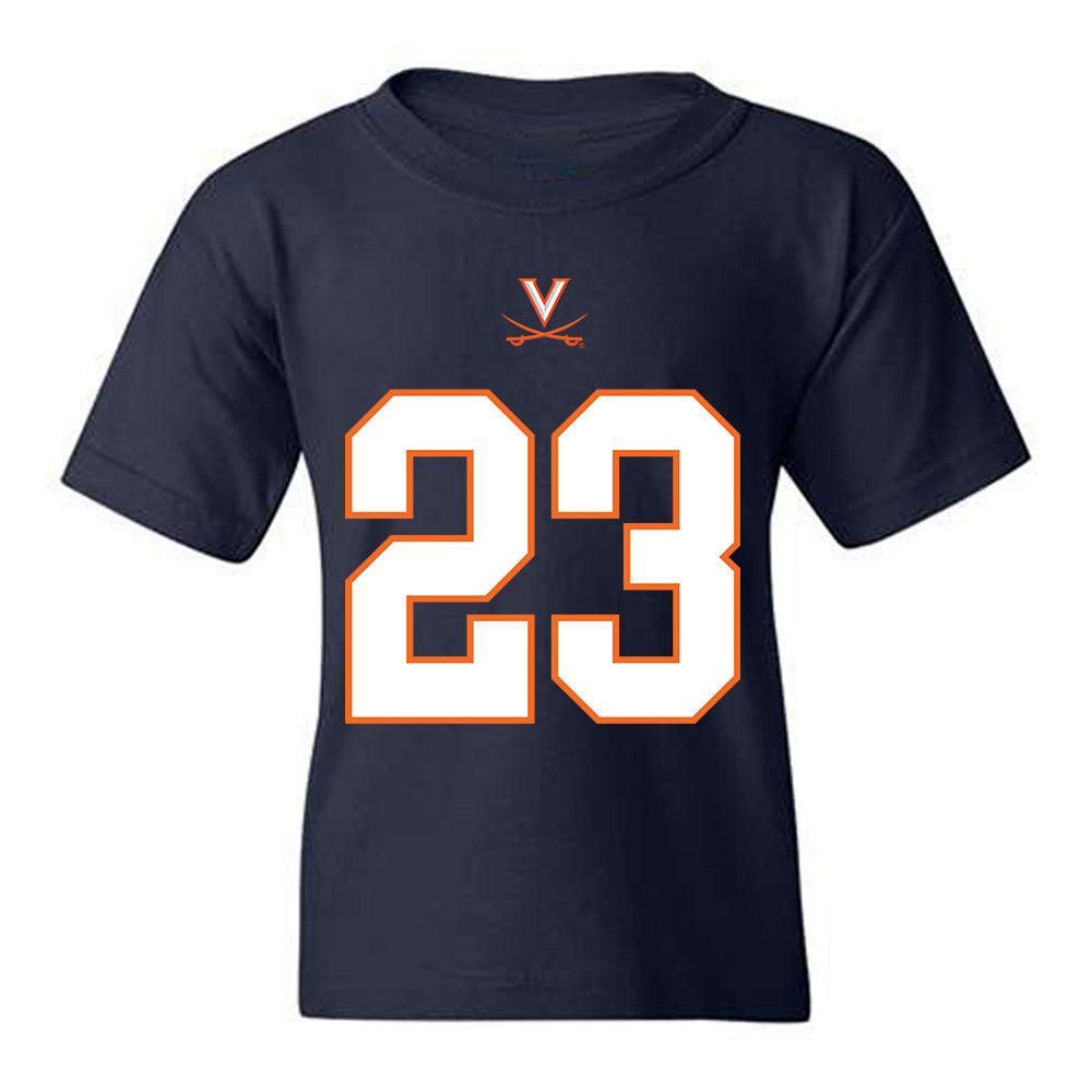 Virginia - NCAA Football : Jaylen Jones - Youth T-Shirt-0