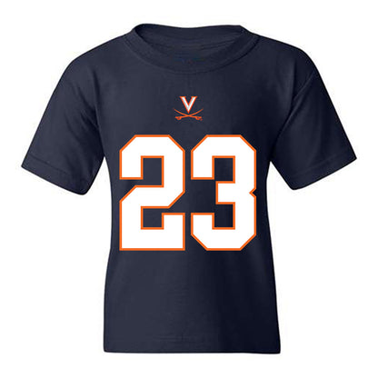 Virginia - NCAA Football : Jaylen Jones - Youth T-Shirt-0