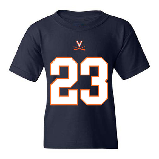 Virginia - NCAA Football : Jaylen Jones - Youth T-Shirt-0
