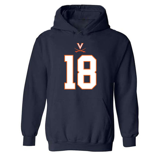 Virginia - NCAA Football : Jalen McNair - Hooded Sweatshirt-0