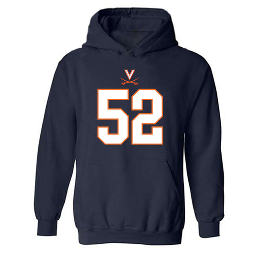 Virginia - NCAA Football : Mckale Boley - Hooded Sweatshirt-0