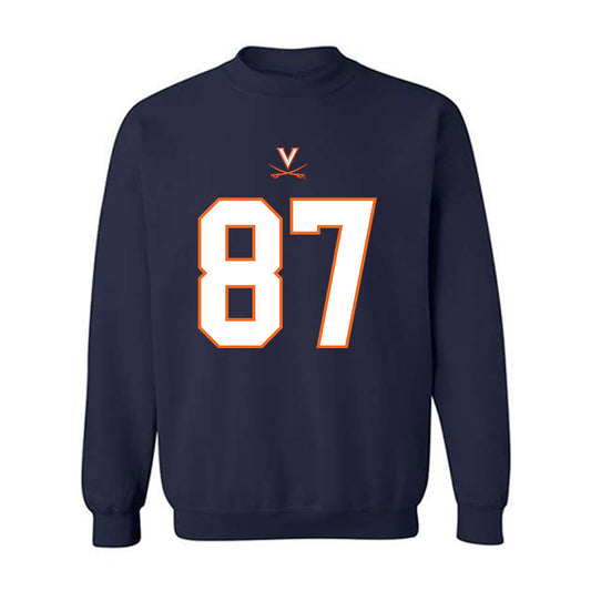 Virginia - NCAA Football : Justin Zames - Crewneck Sweatshirt-0