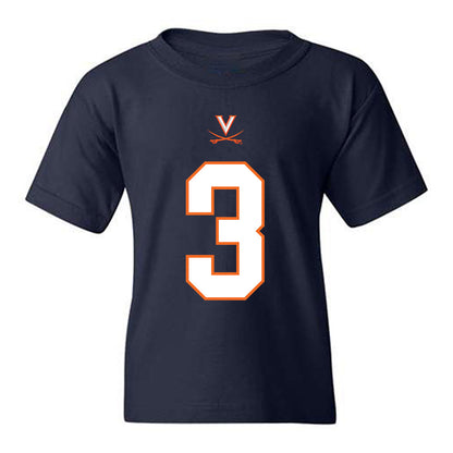 Virginia - NCAA Football : Kevon Gray - Youth T-Shirt-0