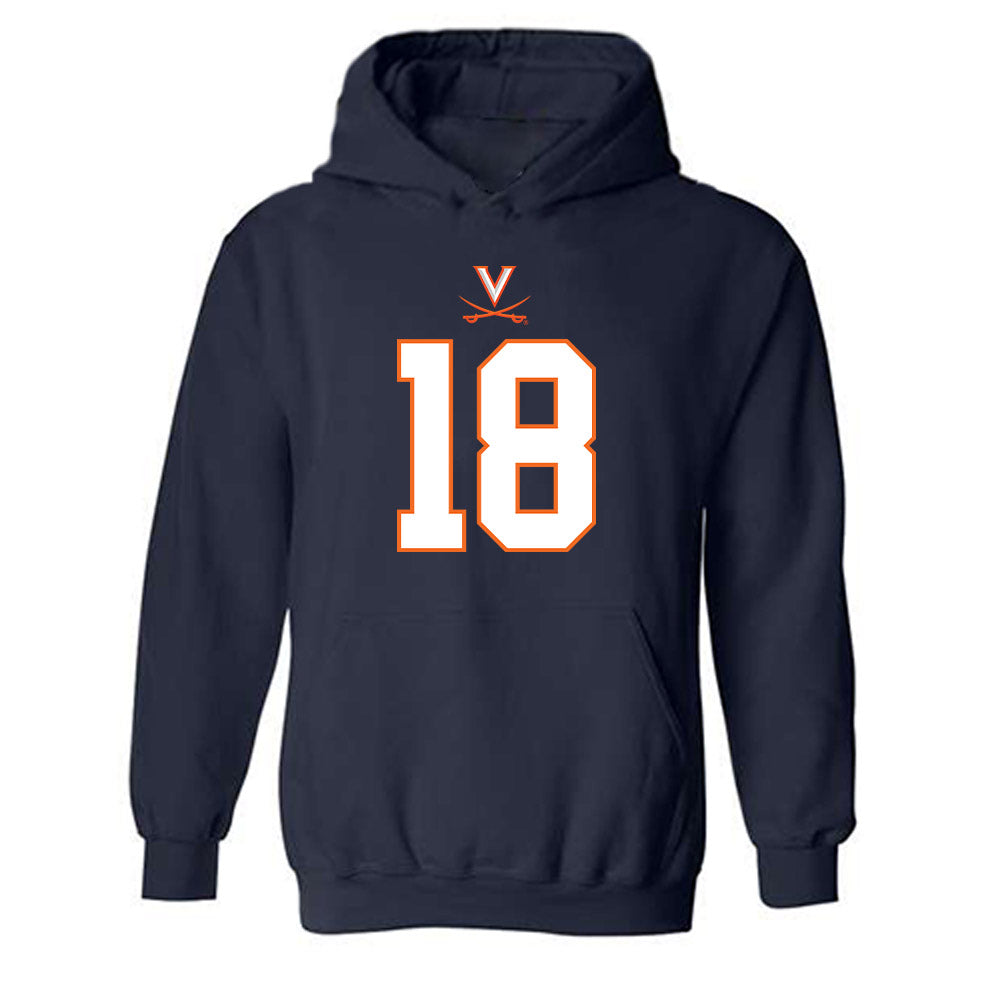 Virginia - NCAA Football : Da�Shawn Martin - Hooded Sweatshirt-0