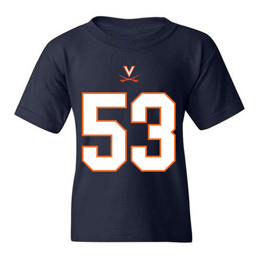 Virginia - NCAA Football : Gavin Johnson - Youth T-Shirt-0