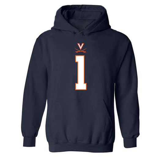 Virginia - NCAA Football : Montino Williams - Hooded Sweatshirt-0
