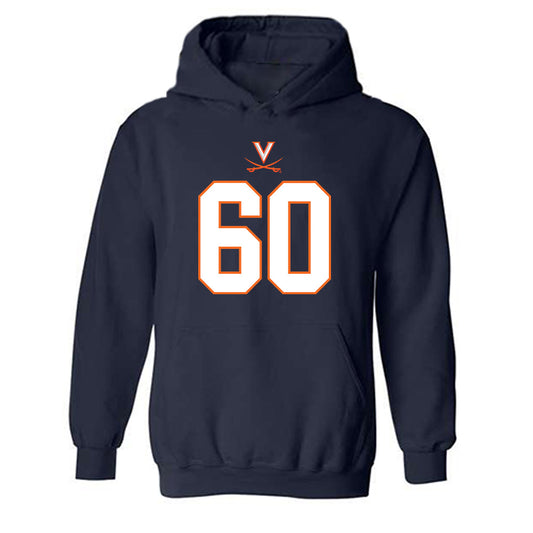 Virginia - NCAA Football : Drake Metcalf - Hooded Sweatshirt-0