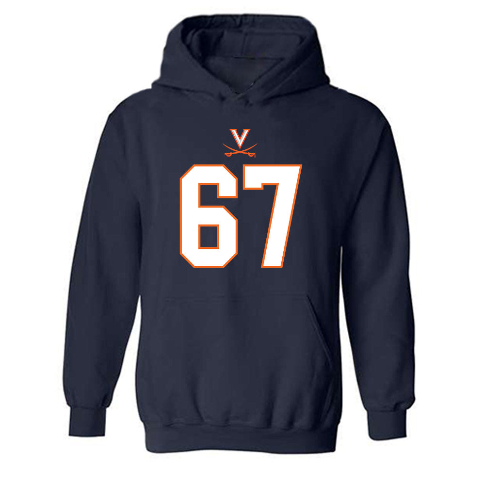 Virginia - NCAA Football : Will Rosen - Hooded Sweatshirt-0