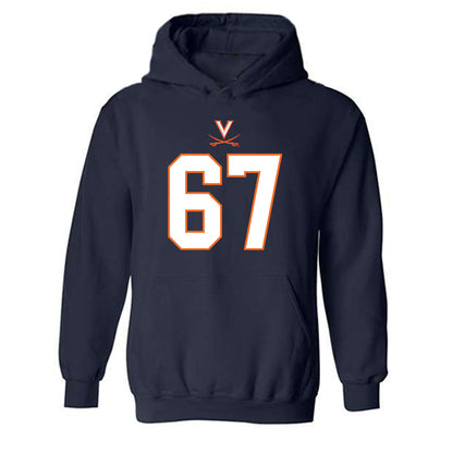 Virginia - NCAA Football : Will Rosen - Hooded Sweatshirt-0