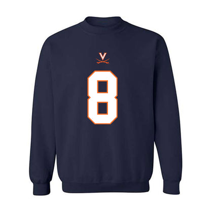 Virginia - NCAA Football : TyLyric Coleman - Crewneck Sweatshirt-0