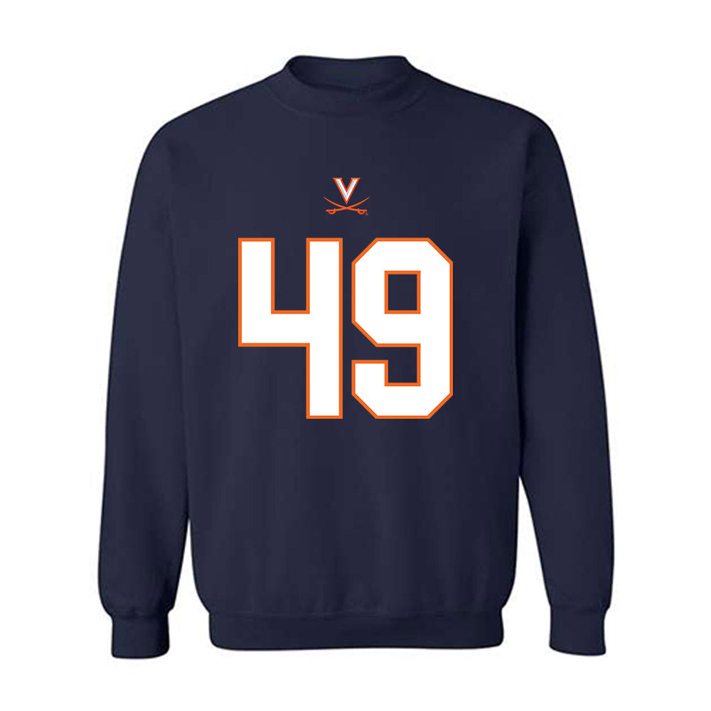 Virginia - NCAA Football : Jacob Tannenbaum - Crewneck Sweatshirt-0