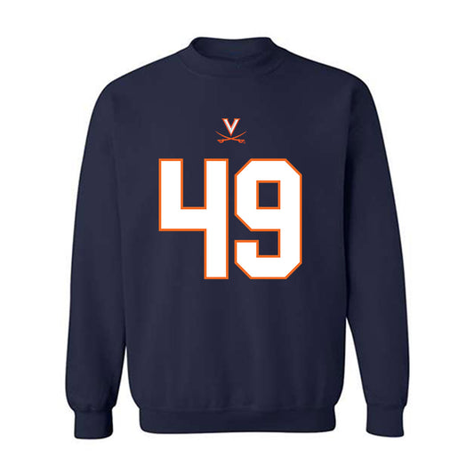 Virginia - NCAA Football : Jacob Tannenbaum - Crewneck Sweatshirt-0