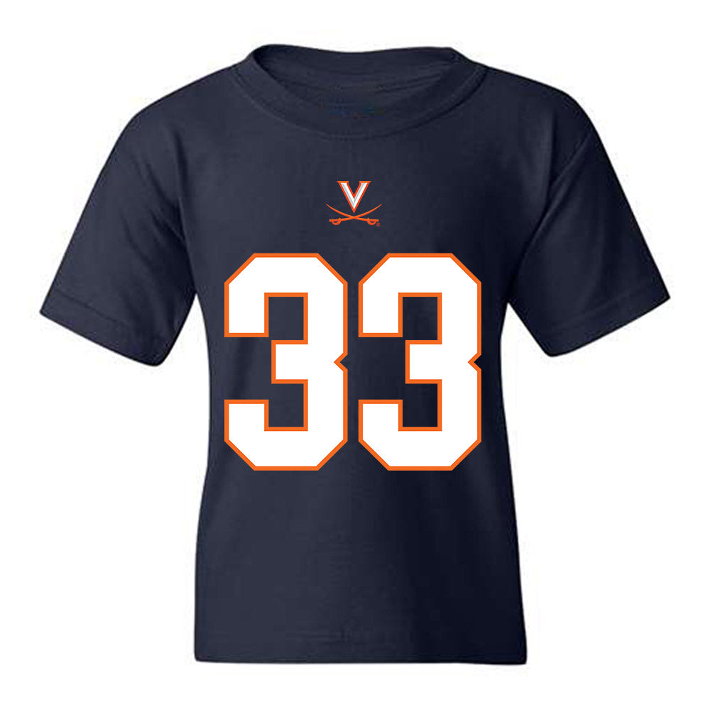 Virginia - NCAA Football : Josiah Persinger - Youth T-Shirt-0