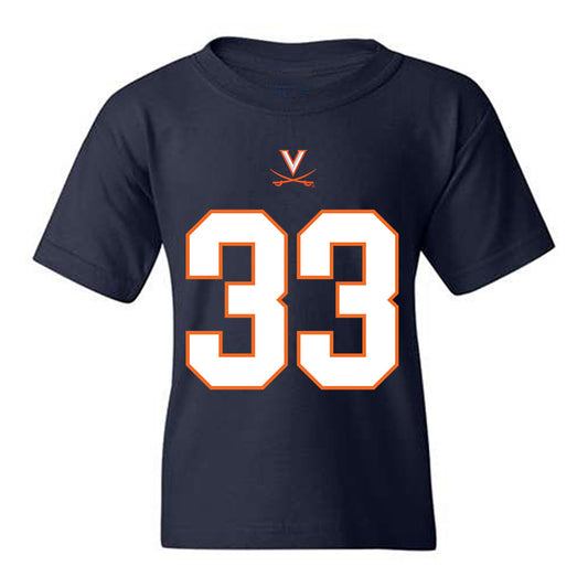 Virginia - NCAA Football : Josiah Persinger - Youth T-Shirt-0