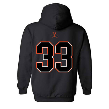 Virginia - NCAA Football : Josiah Persinger - Hooded Sweatshirt-1